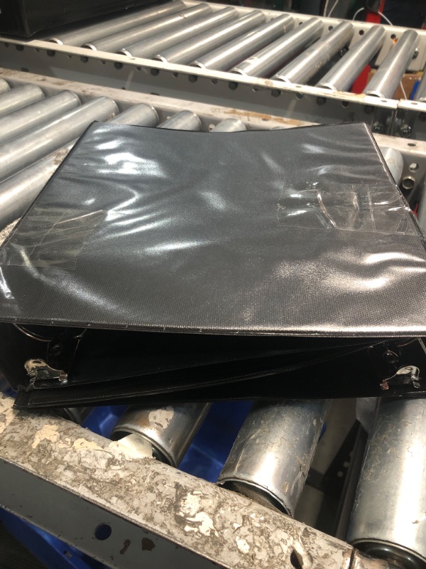 Photo 2 of **@ PACK**
avery economy view 3 ring binder, 2" round rings, 1 black binder (05781)