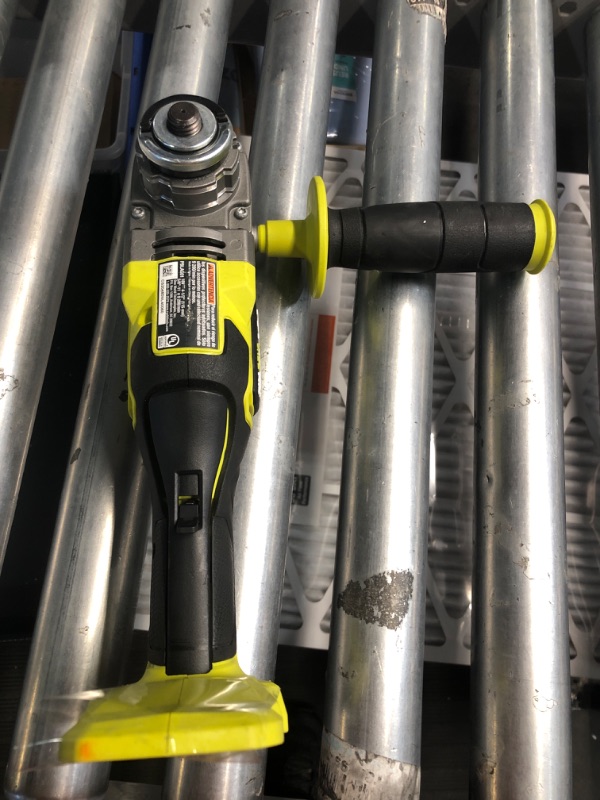 Photo 2 of ***NO BATTERY OR ATTACHMENT***
RYOBI ONE+ HP 18V Brushless Cordless 4-1/2 in. Angle Grinder (Tool Only) PBLAG01B
