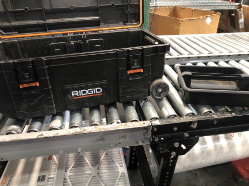 Photo 2 of **DIRTY**
RIDGID 28 in. Mobile Job Box
