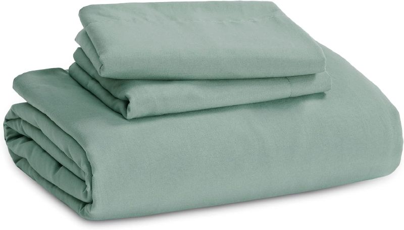 Photo 1 of Bedsure Sage Green Twin Duvet Cover Set - Soft Prewashed Duvet Cover Twin Size, 2 Pieces, 1 Duvet Cover 68x90 Inches with Zipper Closure and 1 Pillow Sham, Comforter Not Included

