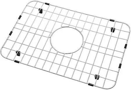 Photo 1 of 18.07 in. x 12.56 in. Center Drain Stainless Steel Sink Grid
