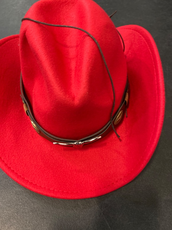 Photo 2 of Gossifan Classic Womens Western Cowboy Cowgirl Hats with Wide Belt