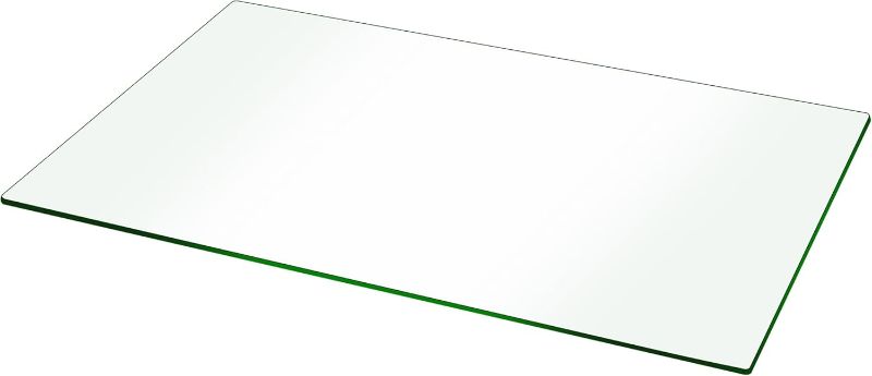 Photo 1 of AMI PARTS Crisper 240350608 Refrigerator Glass Shelf Replacement Compatible with Frigi.daire Ken.more Cros.ley Refrigerator Glass Shelf -24" x 15.5" x 1/8"