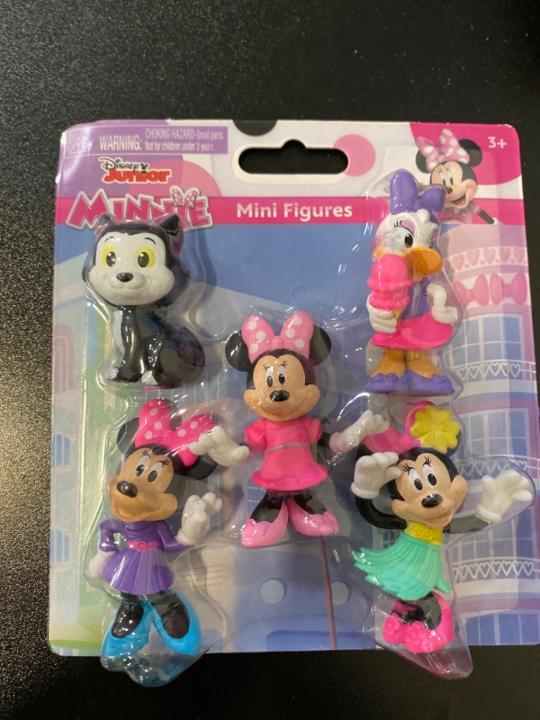 Photo 3 of Just Play Mini Minifigures Disney Junior 5 Pack Collectible Figures 1.75" to 2.75", Toys for Kids Ages 3+