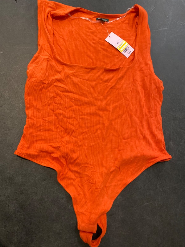 Photo 2 of Amazon Essentials Women's One-Piece Coverage Swimsuit color ( Terracotta ) size (XXL)