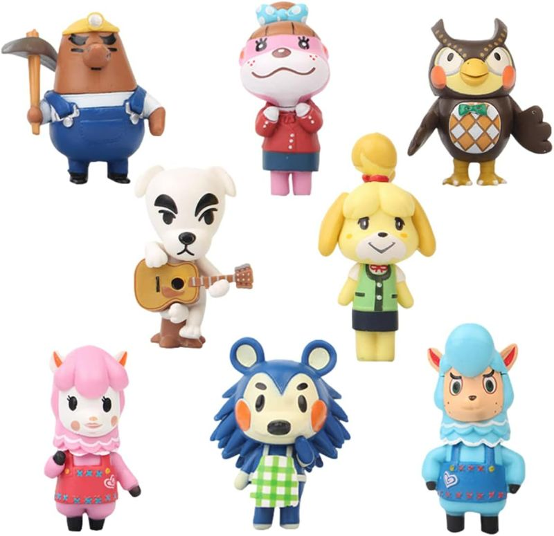 Photo 1 of 9 Pcs Cake Toppers for Animal Crossing, Children's birthday party cake decoration