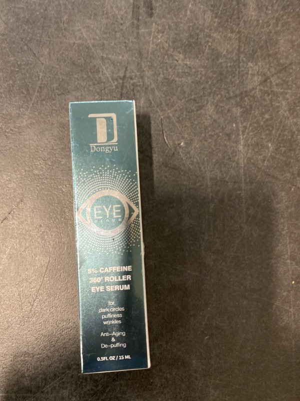 Photo 2 of Dongyu 5% Caffeine Eye Serum and Under Eye Roller Cream for Dark Circles and Puffiness, Caffeine Eye Cream with 360° Massage Ball Reduce Wrinkles and Fine Lines, Bags under eyes