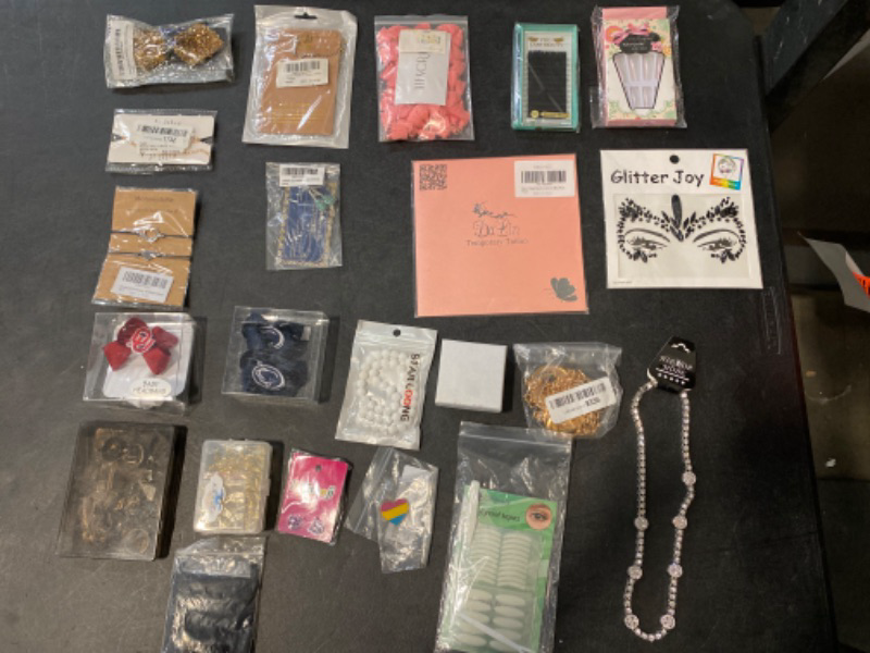 Photo 1 of 22 items of hair , nails and jewelry accessories with tattoos