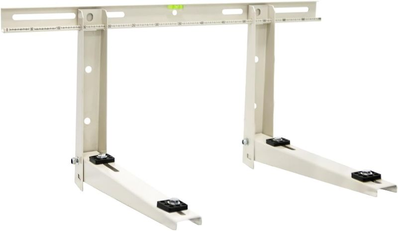 Photo 1 of ICOOL Mini Split Wall Mounting Bracket for 9000-36000 BTU Universal Ductless Air Conditioners, Outdoor Heavy Duty Foldable Wall Mount Condenser Bracket with Scale