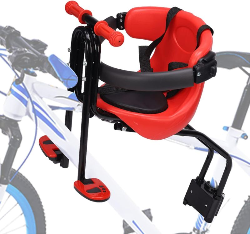 Photo 1 of Kids Bike Seat - Front Mount Baby Bike Seat for Adult Bike, Kid Bike Seat,Child Seat for Bike,Safe and Comfortable