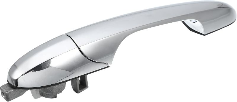 Photo 1 of ACROPIX Exterior Outside Door Handle Front Right Side Fit for Fiat 500 - Pack of 1 Silver Tone