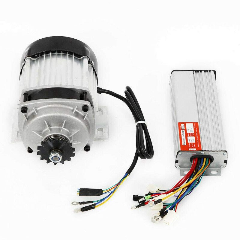 Photo 1 of Electric Brushless DC Motor Kit, 700W 48V 3100RPM Brushless Motor with Controller, Universal Electric Scooter Brushless Motor Kits for Light Medium Electric Tricycle and Carriage and Old Car