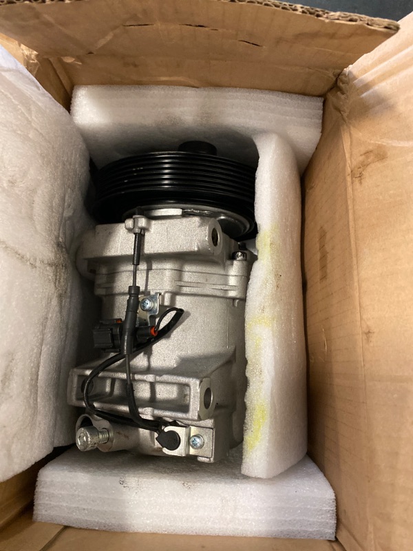 Photo 2 of A/C Air Conditioning Compressor with Clutches Replace For 2001-2004 Nissan Frontier SC/SVE V6 3.3L & 2002-2004Nissan XterraSE V6 3.3L Sport Utility DKV14D,Automotive AC Conditioner #10000647,CO10875C