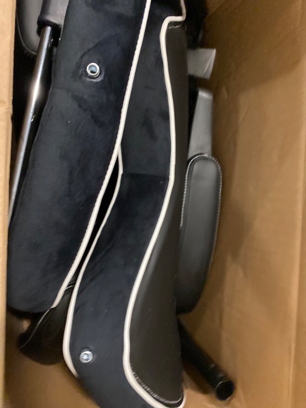 Photo 1 of Gaming Chair, Adjustable Headrests Computer Office Chair, Linkage Armrests and Footrest PC Video Game Chair, Adjustable Swivel Computer Chair with Footrest