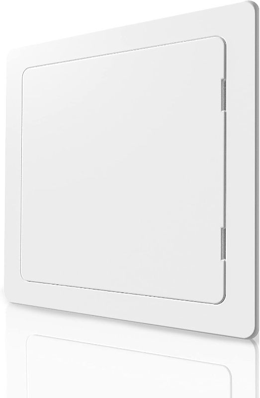 Photo 1 of Access Panel for Drywall - 16 x 16 inch - Wall Hole Cover - Access Door - Plumbing Access Panel for Drywall - Heavy Durable Plastic White