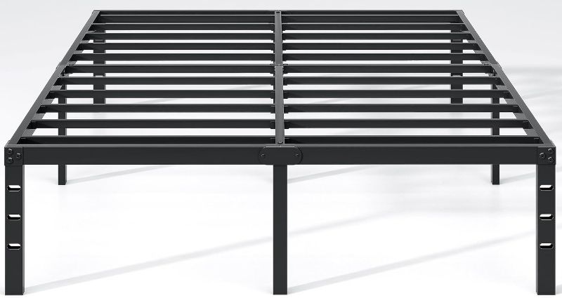 Photo 1 of Queen - Metal Bed Frame-Simple and Atmospheric Metal Platform Bed Frame, Storage Space Under The Bed Heavy Duty Frame Bed, Sturdy Queen Size Bed Frame, Suitable for Bedroom, Queen