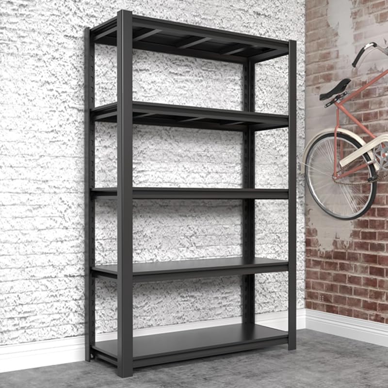 Photo 1 of 5 Tier Garage Shelving 2200LBS Heavy Duty Garage Storage Shelves Adjustable Metal Shelving Unit for Garage Storage Rack Industrial Utility Shelf 24" D X 48" W X 72" H