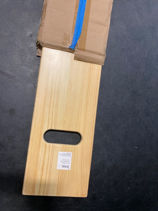 Photo 2 of DMI Transfer Board and Slide Board made of Heavy-Duty Wood for Patient, Senior and Handicap Move Assist and Slide Transfers, Holds up to 440 Pounds, 1 Cut out Handle, 30 x 8 x .75