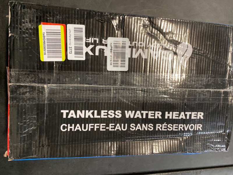 Photo 3 of ** FINAL SALE – SOLD AS IS ** Portable Tankless Water Heater, Camplux 1.32 GPM Outdoor Propane Gas Camp Shower with Portable Handle, Black ( Missing Pieces 