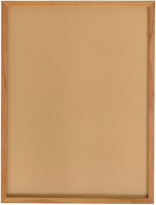 Photo 1 of cortina Wooden Poster Frame, 11.8 x 15.7 inches (24 x 33cm), 11.8 x 15.7 inches (24 x 33 cm), Oak Solid Wood, Made in Japan (Transparent, Clear)