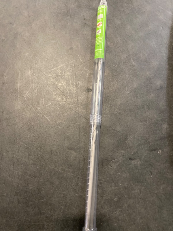Photo 1 of 3/8" x 18" Masonry Drill Bits 3/8 inch Concrete Drill Bits Carbide Tipped Hammer Drill Bit, for Cement, Brick, Stone, 3-Flat Shank