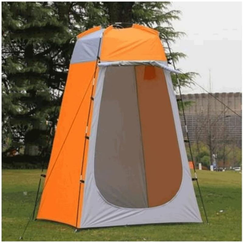 Photo 1 of Fashion Portable Dressing Room Simple Spacious Privacy Shower Tent Mobile Changing Room for Camping Hiking Beach Toilet Shower Bathroom Modern