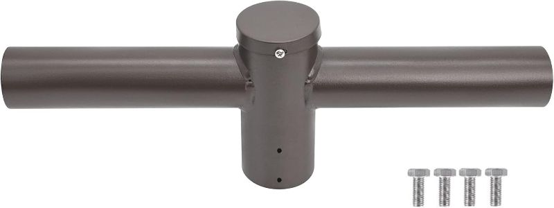 Photo 1 of 180 Degree Double Bullhorn Mounting Bracket for 2 Lighting Fixtures,Mounting Bracket Accessories for Outdoor Shoebox Lighting, Parking Lot Light, Street Light Fixture