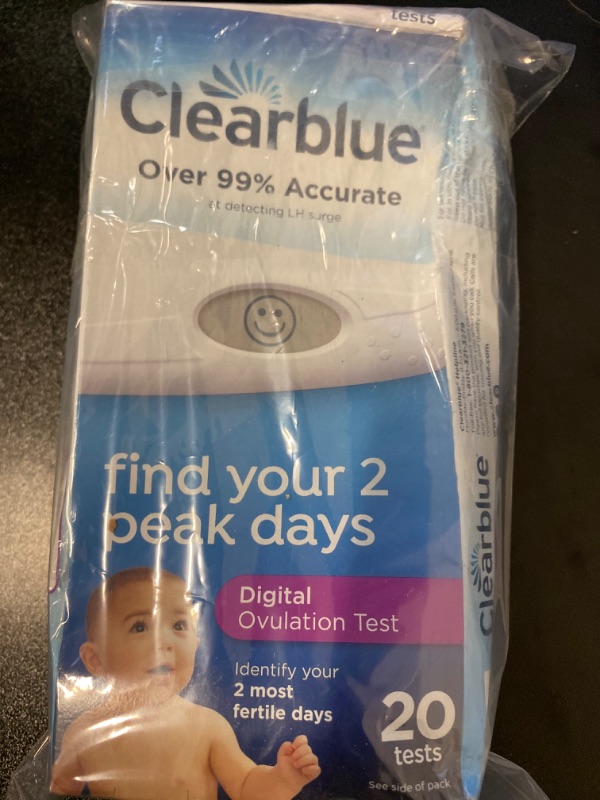 Photo 3 of Clearblue Digital Ovulation Predictor Kit, featuring Ovulation Test with digital results, 20 Digital Ovulation Tests