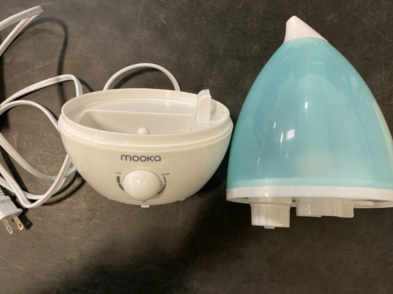 Photo 2 of Mooka Humidifiers 2-in-1 Cool Mist Humidifier Diffuser for Baby Home Bedroom Office, 2L Essential Oil Diffuser with Adjustable Mist Output, Waterless Auto-Off, Whisper-Quiet, Up to 21 Hours, BPA Free