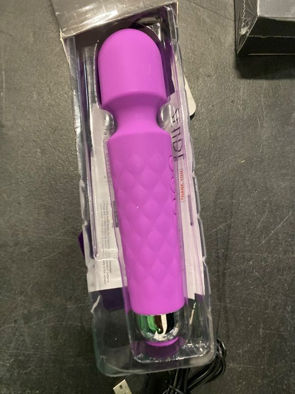 Photo 2 of SENDRY Wand Massager - New Upgrade 160 Magic Vibration Modes - Handheld Wireless Waterproof Mute Rechargeable Personal Massager for Neck Shoulder Back Body Relieves Muscle Tension - Best Gift(Purple)