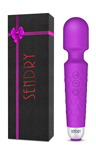 Photo 1 of SENDRY Wand Massager - New Upgrade 160 Magic Vibration Modes - Handheld Wireless Waterproof Mute Rechargeable Personal Massager for Neck Shoulder Back Body Relieves Muscle Tension - Best Gift(Purple)