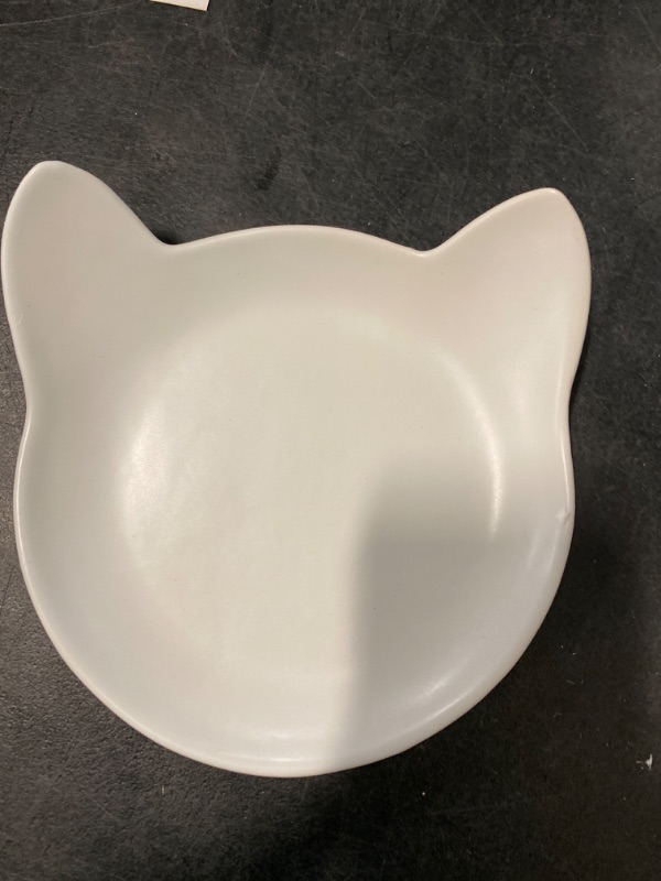 Photo 2 of 6" Cat Head Shaped Serving Tray - Black, 3D Printed in USA, Perfect for Parties and Events, Durable PLA Material, Hand Washable