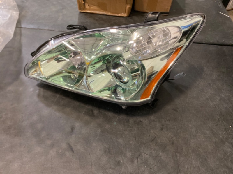 Photo 2 of For 2004-2009 Lexus RX330 RX350 RX400h HID+Halogen Headlight Headlamp Assembly W/o AFS Replaces LX2502135 811500E010 Driver Left Side Chrome Housing