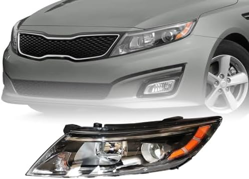 Photo 1 of Halogen Front Headlight Headlamps Assembly for 2014 2015 KIA Optima # Replace: 921012T121 921022T121 (Left Driver Side)