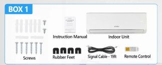 Photo 2 of ROVSUN 12000 BTU 115V 19 SEER Efficient Ductless Mini Split Inverter Plus System with Heat Pump and Dehumidification, Auto Defrost, 24 Hour Timer, Sleep Mode