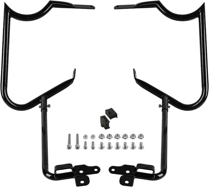 Photo 1 of Saddlebags Guard Bracket Support Bar Fits for 2014-2024 Harley Touring Road King Street Glide Road Glide Electra Glide Ultra Limited (2014-2024)