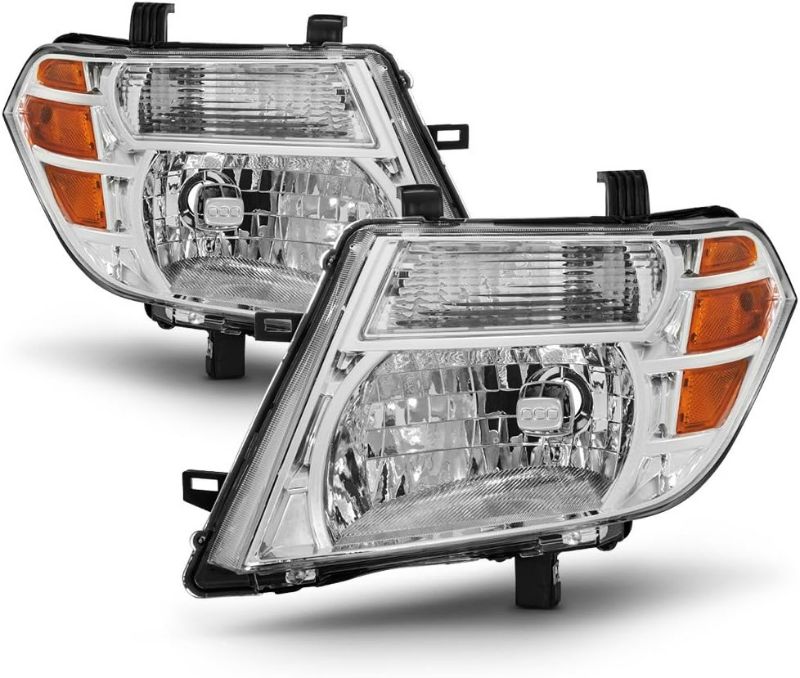 Photo 1 of ACANII - For Chrome 2008 2009 2010 2011 2012 Nissan Pathfinder Headlights Headlamps Driver + Passenger Side