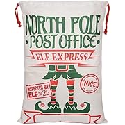 Photo 1 of 2 pack Easy Sublimation Polyester Santa Sacks Large 19 Inches by 27 Inches- Just Add A Name (NORTH POLE)