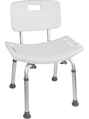 Photo 1 of Vaunn Tool-Free Assembly Adjustable Shower Chair Spa Bathtub Seat Bench with Removable Back