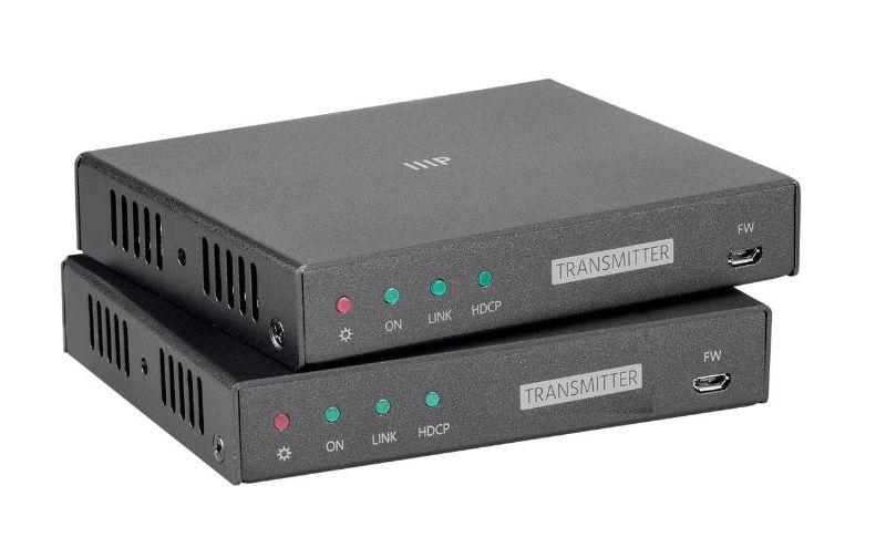 Photo 1 of Monoprice 4K HDBaseT Extender, 4K at 100 Meters (328 Feet) USB KVM, Over Cat5e/Cat6, HDCP 2.2, PoC, EDID - Blackbird Series