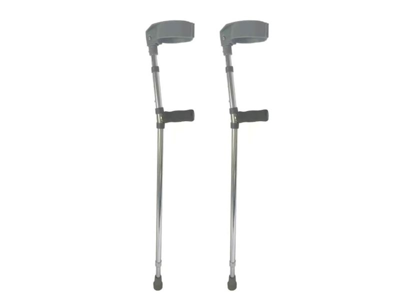 Photo 1 of MPM Forearm Crutches (1 Pair), Adjustable with Handle Pad, Heavy Duty for Standard and Tall Adults, Lightweight Aluminum Mobility Aid Arm Crutches