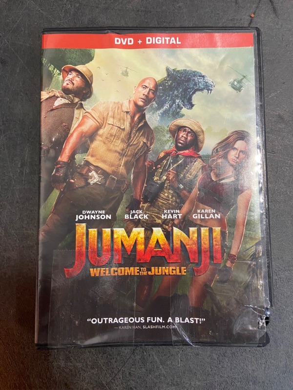 Photo 4 of Jumanji: Welcome to the Jungle [DVD] Case damaged