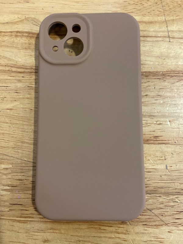 Photo 1 of FireNova Designed for iPhone 14 Case, Silicone Upgraded [Camera Protection] Phone Case with [2 Screen Protectors], Soft Anti-Scratch Microfiber Lining Inside, 6.1 inch, Light Brown