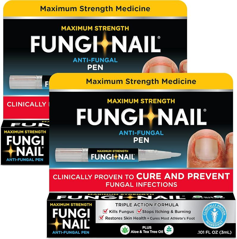 Photo 1 of Fungi-Nail, Pen applicator Anti-fungal Solution 0.10 Fl Oz (Pack of 2)