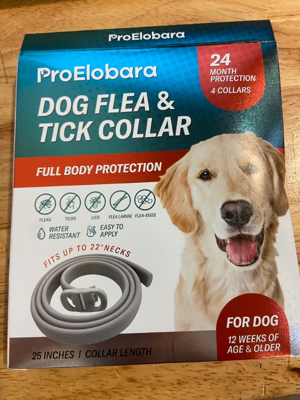 Photo 3 of Dog Flea Tick Prevention Collar: Effective Flea Collar and Prevention for Dogs - Safe Dog Ticks Fleas Collars - Reliable Tick Flea Collars for Dogs - 24 Month Protection 4-Pack