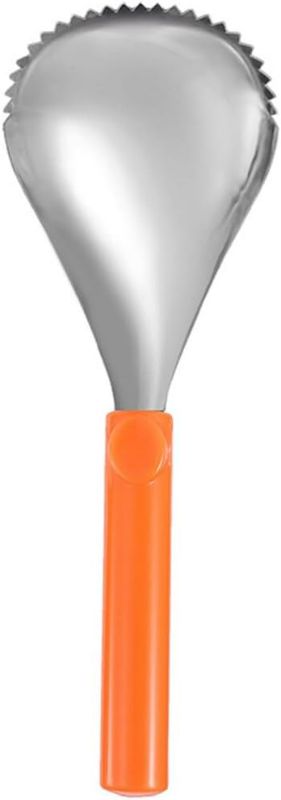 Photo 1 of MAGICLULU Serrated Spoon Fruit Corer Fruit Scraper Pumpkin Core Remover Scoop Pumpkin Pulp Separator Pear Pitter Stainless Steel Veggie Vegetable Corer Pumpkin Corer Scooper for Home Kitchen