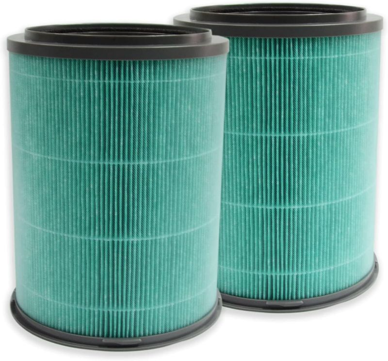 Photo 1 of PUREBURG Replacement Filter Compatible with YIOU S1 (HY3800) Air Purifier, 2-Pack H13 HEPA 4-Stage Filtration Activated carbon Air Clean Dust VOCs