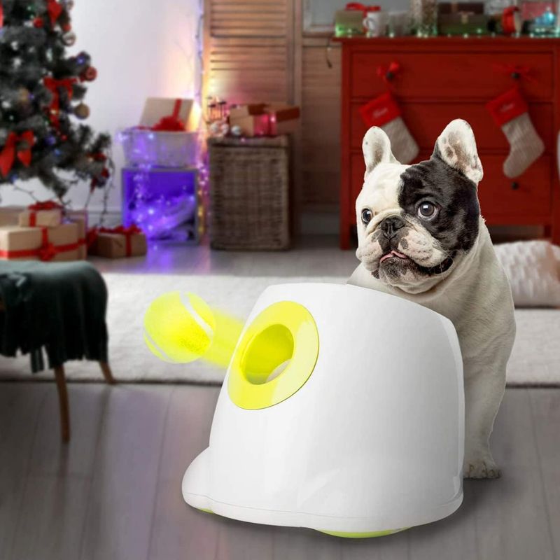 Photo 1 of ALL FOR PAWS Original Dog Automatic Ball Launcher for Small and Medium Dogs, Dog Tennis Ball Throwing Machine,Interactive Dog Toy Dog Enrichment Mental Stimulation Toys, Reduce Boredom and Stress