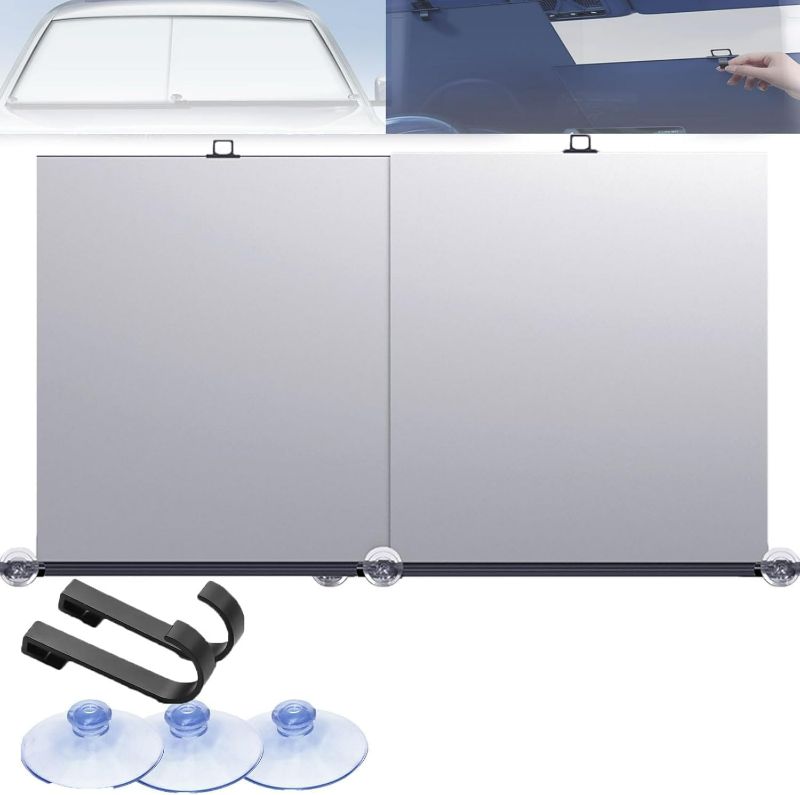 Photo 1 of Automatic Retractable Car Sunshade,2024 New retractable car sun shade,The Perfect Car Sun Shade.for UV and Heat Protection,Applicable to SUV, Tesla and other new energy electric vehicles( Missing two suction cups)