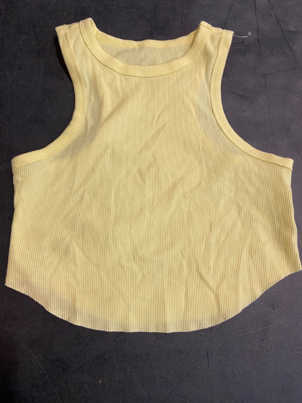 Photo 2 of M Wild Fable Womens Tank Top Yellow 